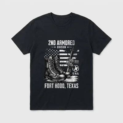 Fort Hood Army Veteran T-Shirt – Classic T-Shirt in Black