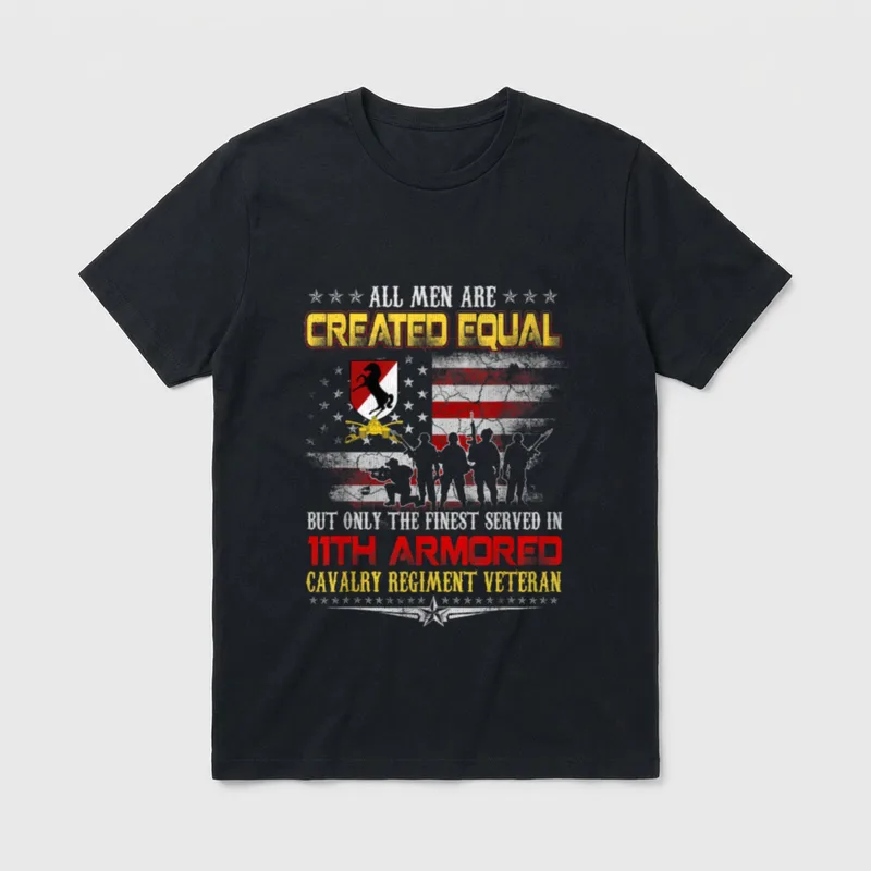 11th Armored Cavalry Veteran T-Shirt – Classic T-Shirt in Black