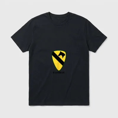 1st Cavalry Veteran T-Shirt – Classic T-Shirt in Black