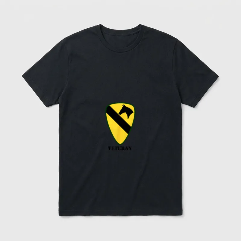 1st Cavalry Veteran T-Shirt – Classic T-Shirt in Black