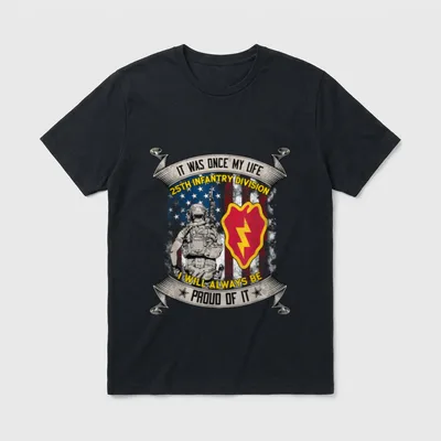 25th Infantry Division Veteran Schofield Hawaii T-Shirt – Classic T-Shirt in Black