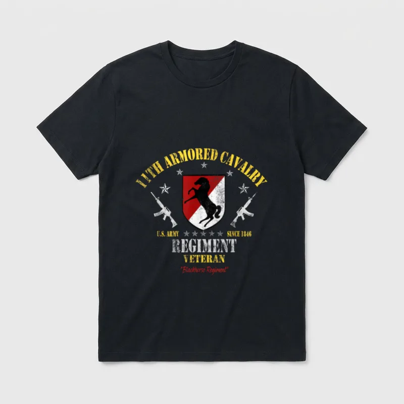 Armored Cavalry Veteran Military T-Shirt – Classic T-Shirt in Black