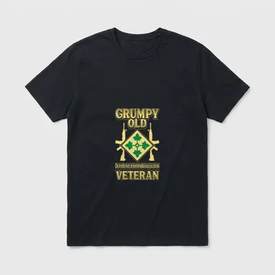 Fourth ID Military Veteran T-Shirt – Classic T-Shirt in Black