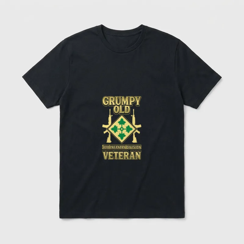 Fourth ID Military Veteran T-Shirt – Classic T-Shirt in Black