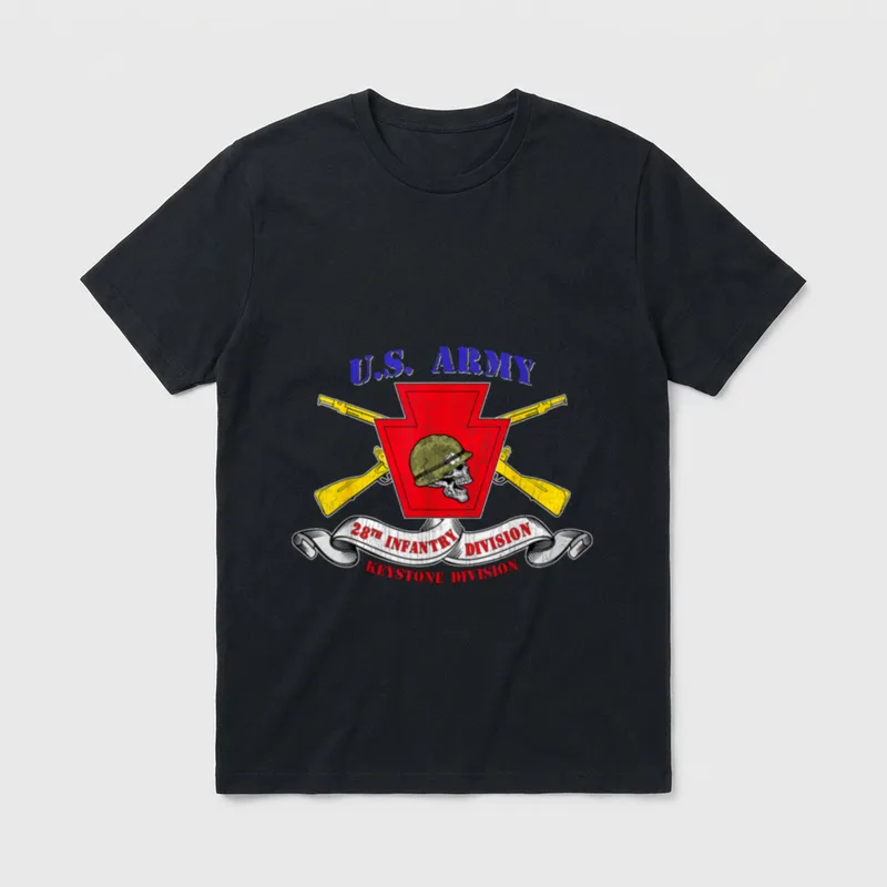 28th Infantry Division Veteran T-Shirt – Classic T-Shirt in Black