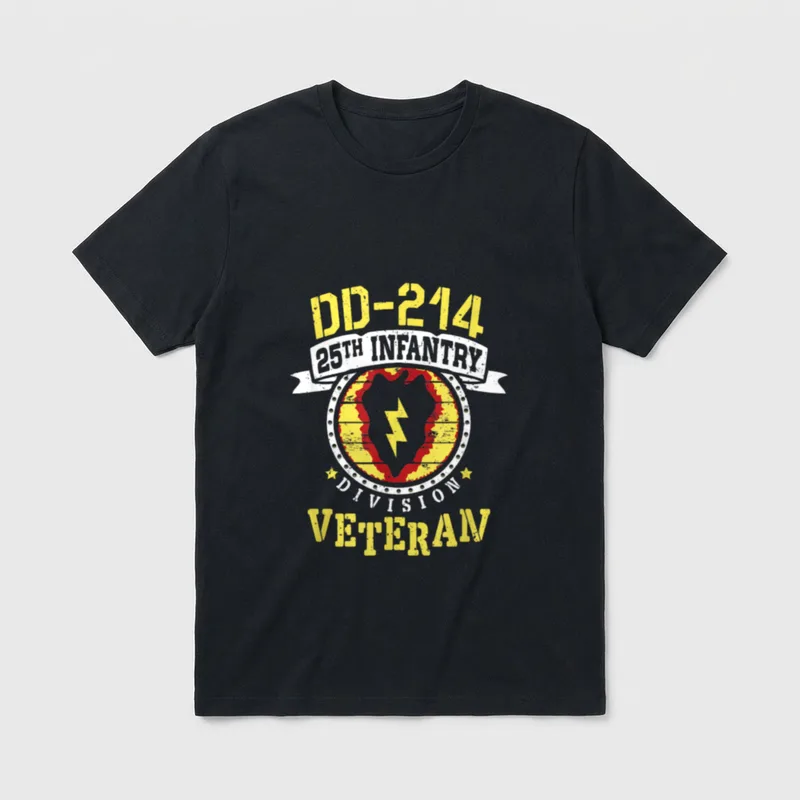 Tropic Lightning DD-214 Veteran T-Shirt – Classic T-Shirt in Black