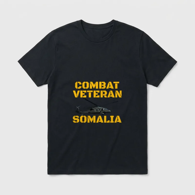 Mogadishu Somalia Veteran T-Shirt – Classic T-Shirt in Black