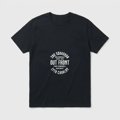 2nd Squadron 17th Cavalry Veteran T-Shirt – Classic T-Shirt in Black