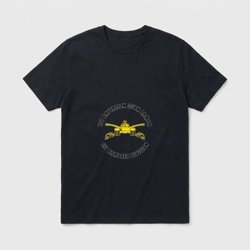 1st Battalion 35th Armor Veteran T-Shirt – Classic T-Shirt in Black