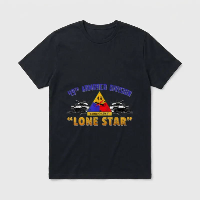 Texas Armored Division Veteran T-Shirt – Classic T-Shirt in Black