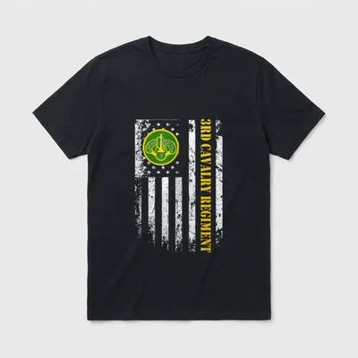 Military Cavalry Regiment Veteran T-Shirt – Classic T-Shirt in Black