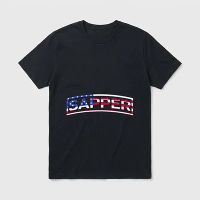 Sapper Military Engineer T-Shirt – Classic T-Shirt in Black