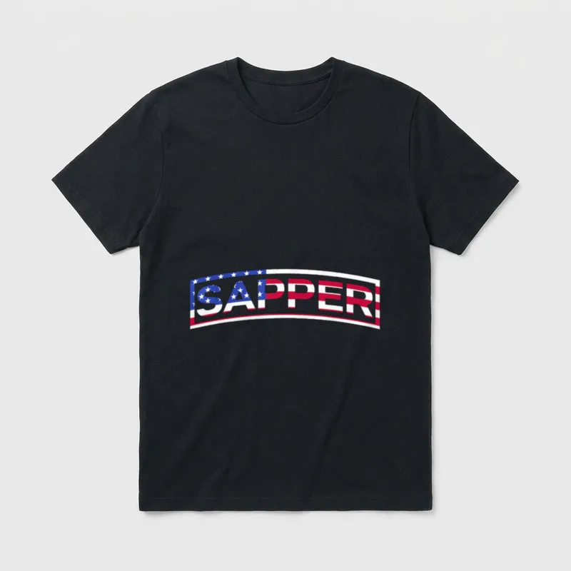 Sapper Military Engineer T-Shirt – Classic T-Shirt in Black