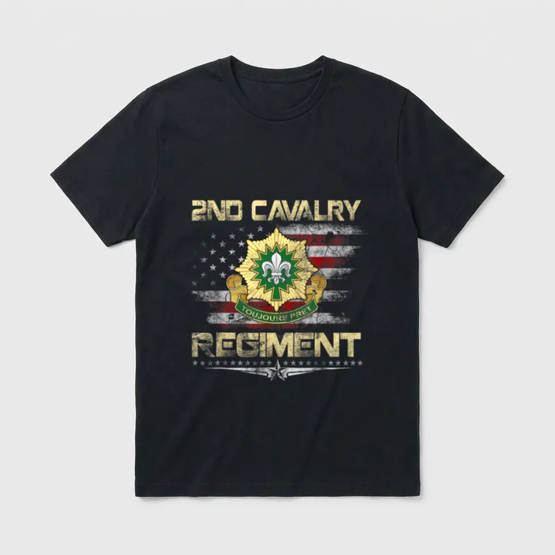 Veterans Day Military Regiment T-Shirt – Classic T-Shirt in Black