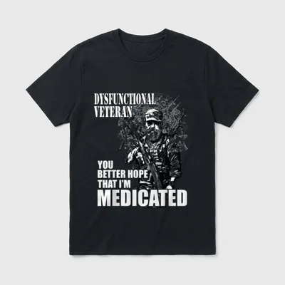 Veterans Mental Health T-Shirt – Classic T-Shirt in Black