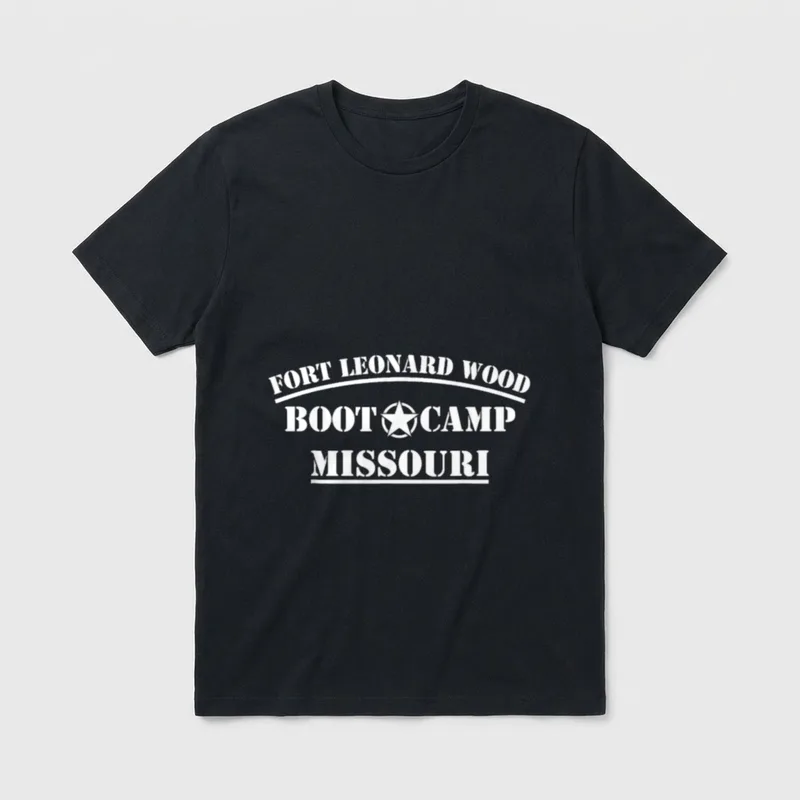 Fort Leonard Wood Infantry Training T-Shirt – Classic T-Shirt in Black