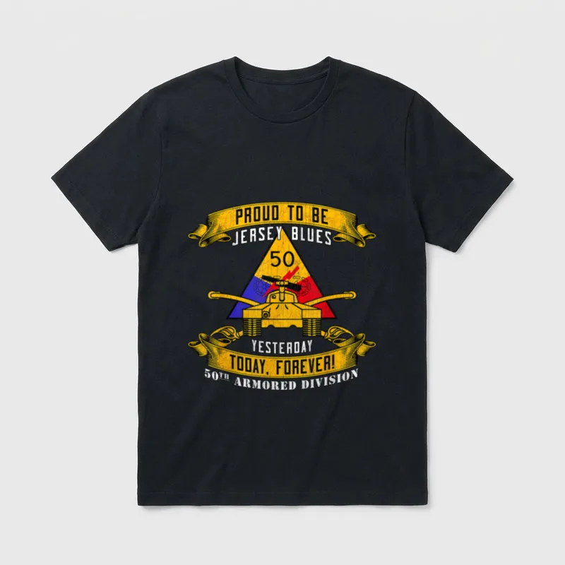 50th Armored Division Veteran T-Shirt – Classic T-Shirt in Black
