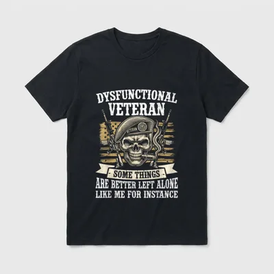 Disgruntled Military Veteran T-Shirt – Classic T-Shirt in Black