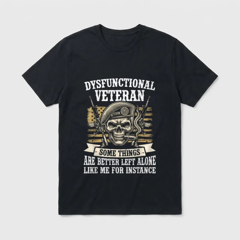 Disgruntled Military Veteran T-Shirt – Classic T-Shirt in Black