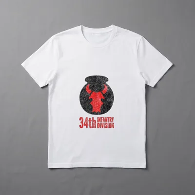 Army 34th Infantry Division T-Shirt – Classic T-Shirt in Black