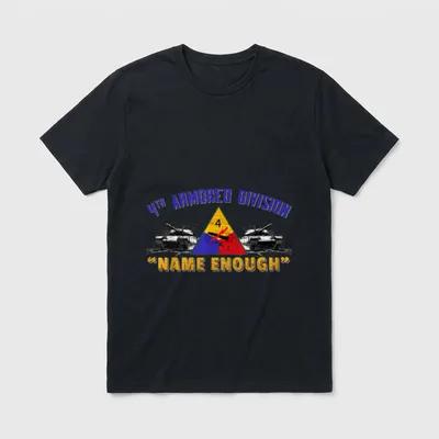 Veteran 4th Armored Division Breakthrough Vintage T-Shirt – Classic T-Shirt in Black