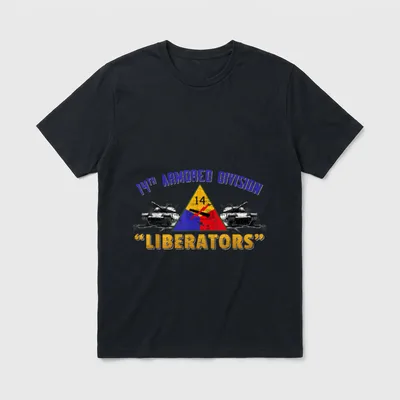 Veteran 14th Armored Division Liberators Vintage T-Shirt – Classic T-Shirt in Black