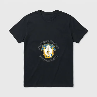 Battalion 7th Cavalry 1st Division 2nd T-Shirt – Unit patch with Garry/Owen and cavalry emblem – Classic T-Shirt in Black