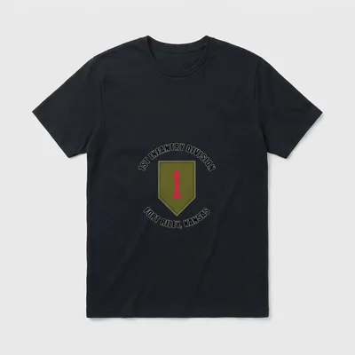 1st Infantry Division Fort Riley Kansas T-Shirt – Classic T-Shirt in Black