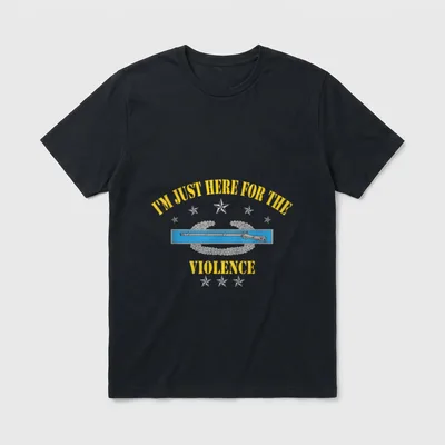 I'm Just Here for Violence Combat T-Shirt – Classic T-Shirt in Black