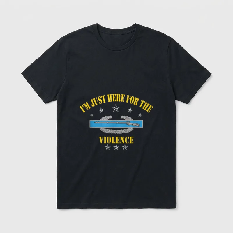 I'm Just Here for Violence Combat T-Shirt – Classic T-Shirt in Black