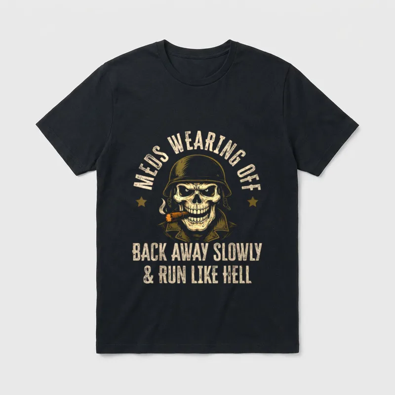 Dysfunctional Veteran Disgruntled Wearing T-Shirt – Classic T-Shirt in Black