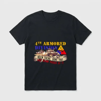4th Armored Division AD Breakthrough Veteran T-Shirt – Classic T-Shirt in Black