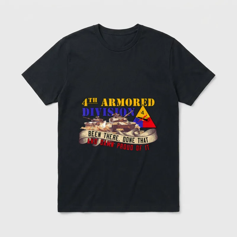 4th Armored Division AD Breakthrough Veteran T-Shirt – Classic T-Shirt in Black