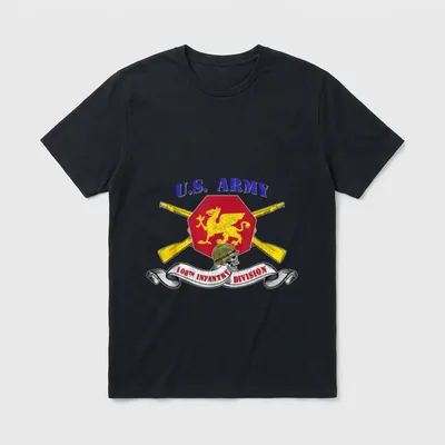 108th Infantry Division ID Veteran Vintage T-Shirt – Classic T-Shirt in Black