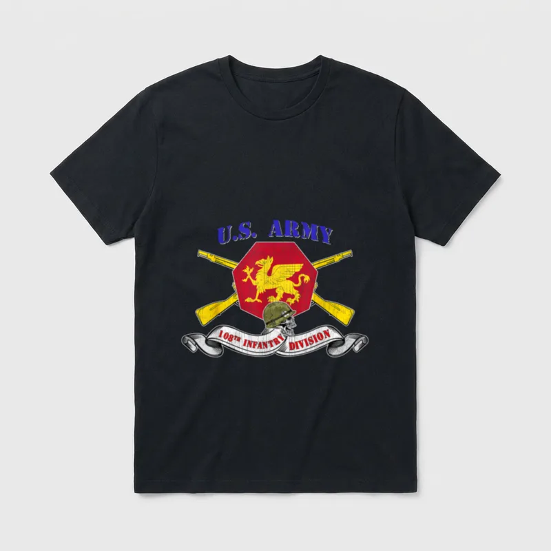 108th Infantry Division ID Veteran Vintage T-Shirt – Classic T-Shirt in Black