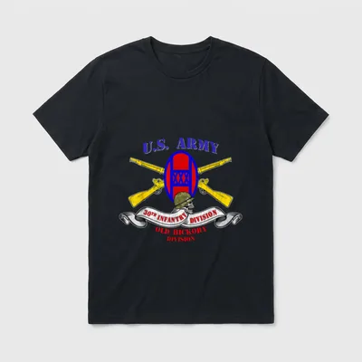 30th Infantry Division ID Veteran Old T-Shirt – Classic T-Shirt in Black