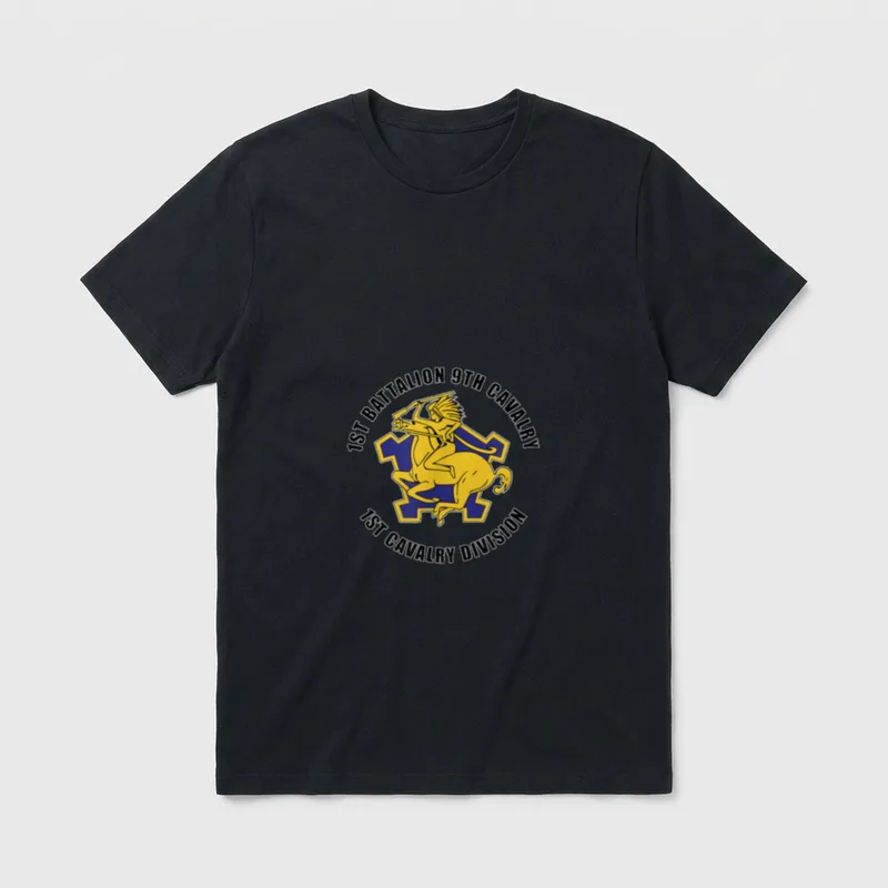 Battalion 9th Cavalry Cavalry Division Veteran T-Shirt – Classic T-Shirt in Black