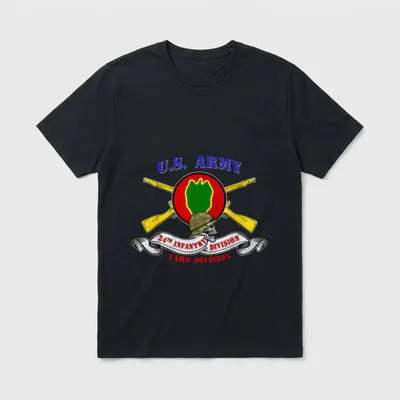 24th Infantry Division ID Veteran Taro T-Shirt – Classic T-Shirt in Black