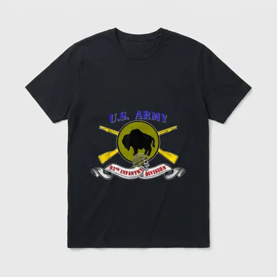 92nd Infantry Division ID Veteran Vintage T-Shirt – Classic T-Shirt in Black