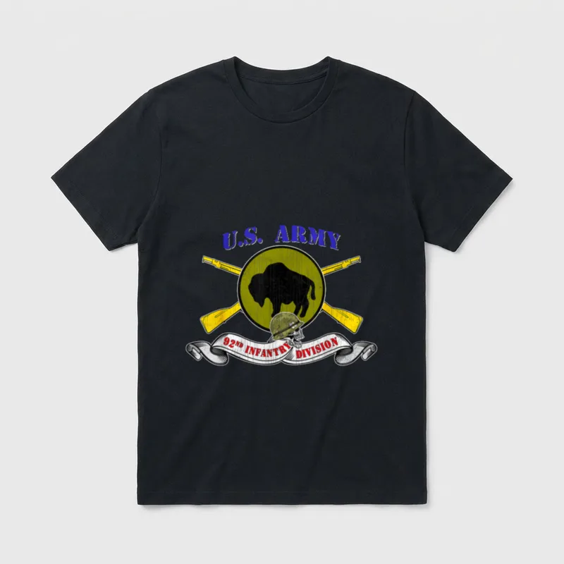 92nd Infantry Division ID Veteran Vintage T-Shirt – Classic T-Shirt in Black