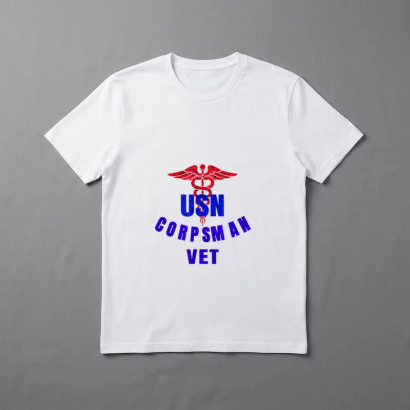 USN Corpsman Veteran T-Shirt – Classic T-Shirt in Black