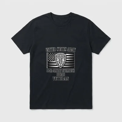 504th Military Intelligence Brigade Veteran Front T-Shirt – Classic T-Shirt in Black