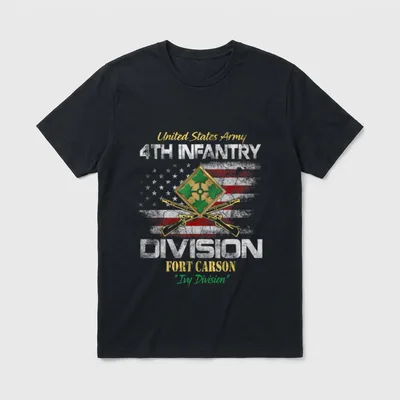 Fort Carson Patriotic Veteran T-Shirt – Classic T-Shirt in Black