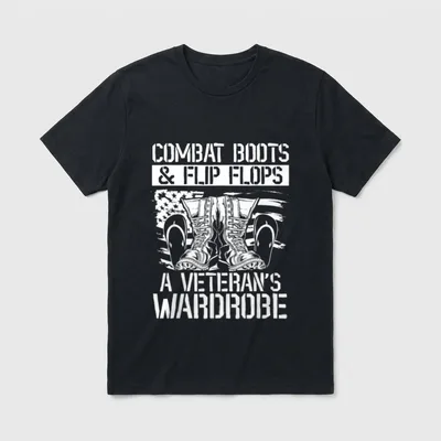 A Veteran's Wardrobe Veteran T-Shirt – Classic T-Shirt in Black