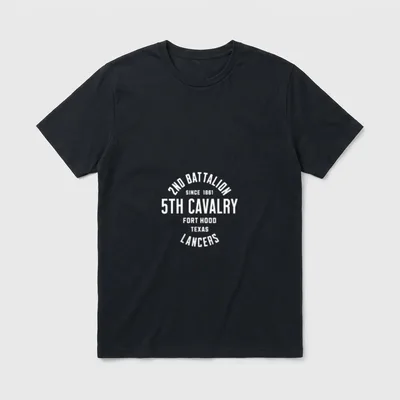 Cavalry Fort Hood Texas Military Veteran T-Shirt – Classic T-Shirt in Black