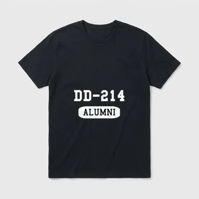 Military Veteran DD-214 Alumni Perfect T-Shirt – Classic T-Shirt in Black