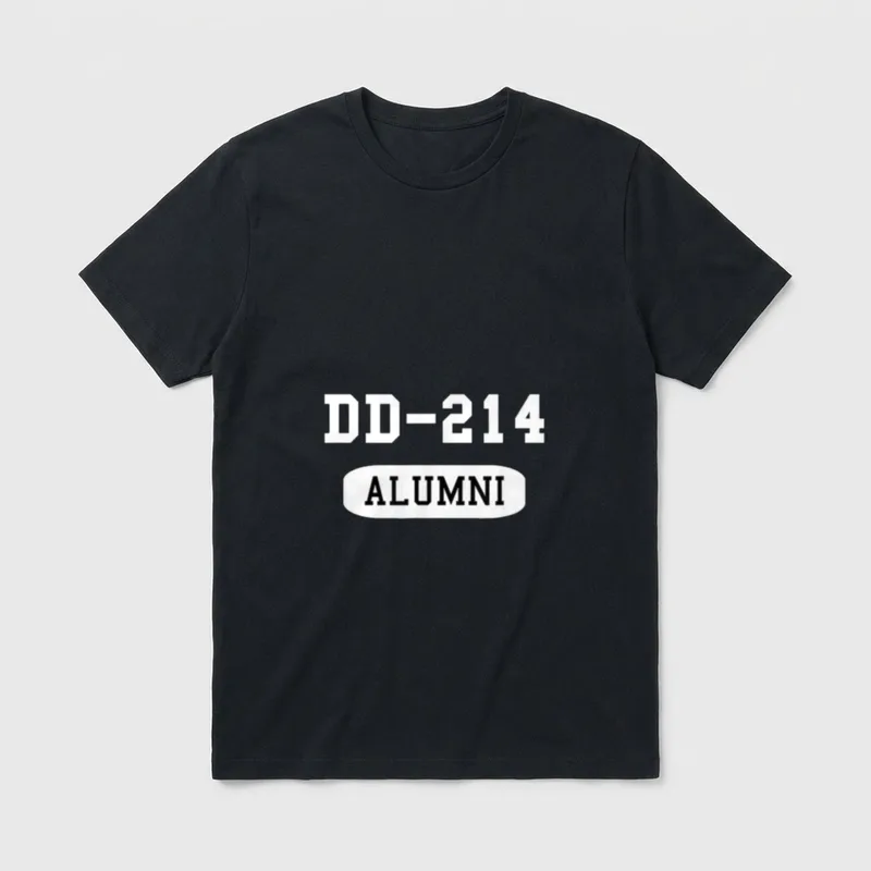 Military Veteran DD-214 Alumni Perfect T-Shirt – Classic T-Shirt in Black