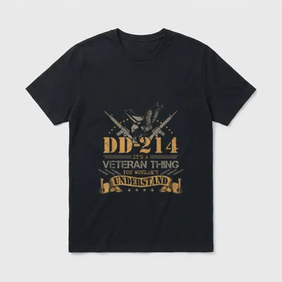 Military Discharge Papers T-Shirt – Classic T-Shirt in Black