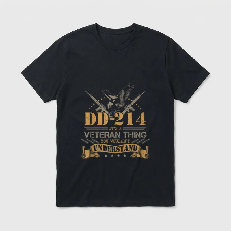 Military Discharge Papers T-Shirt – Classic T-Shirt in Black