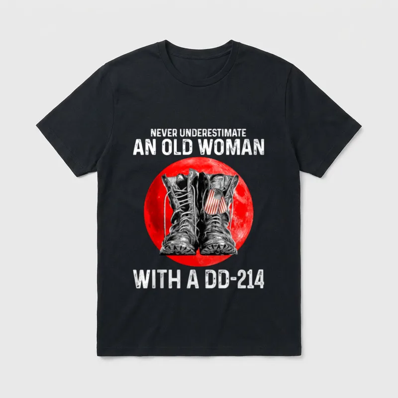 Veteran Woman DD-214 T-Shirt – Classic T-Shirt in Black